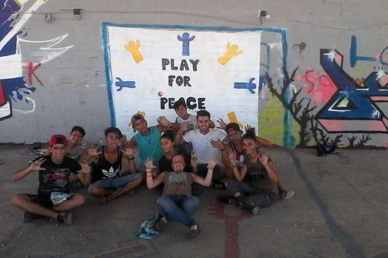 #PFPGlobalUnity: Crete For Life and AMAL Play for Peace Club Come Together